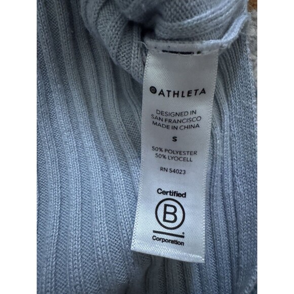 Athleta Lincoln Park Ribbed Knit Pullover Sweater Women’s Size Small - Picture 6 of 8